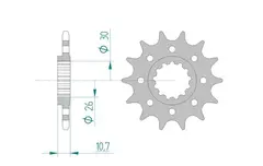 AFAM Framdrev 520 14T