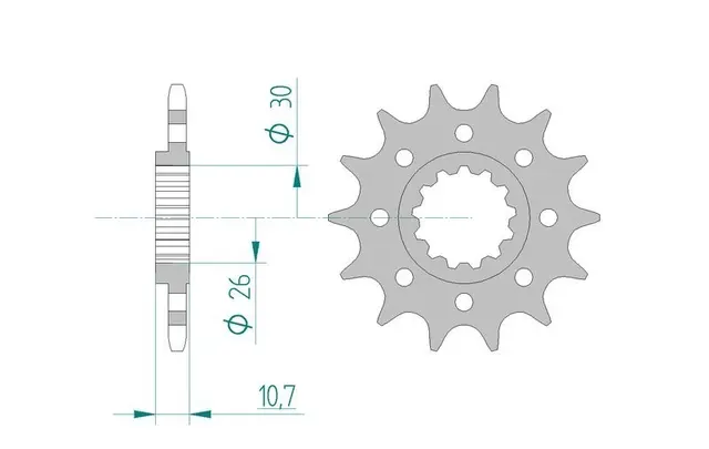 AFAM Framdrev 520 14T 