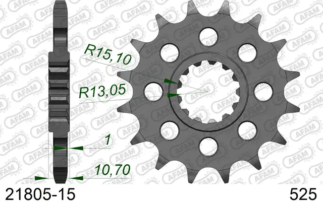AFAM Framdrev 525 15T 