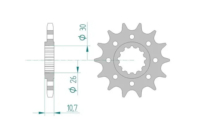 AFAM Framdrev 525 15T 