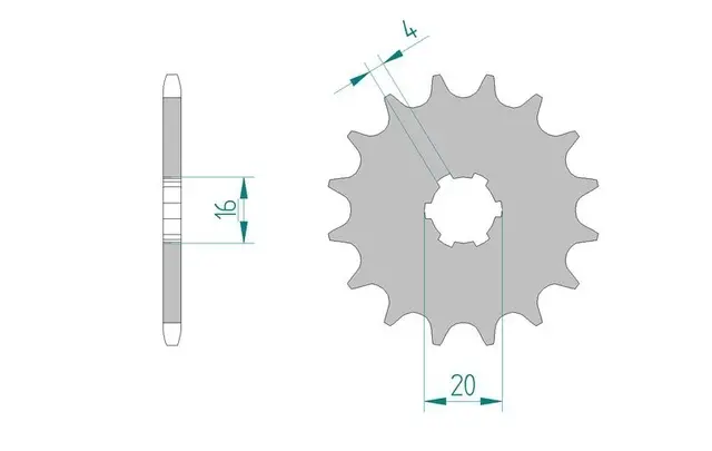 AFAM Framdrev 420 12T 