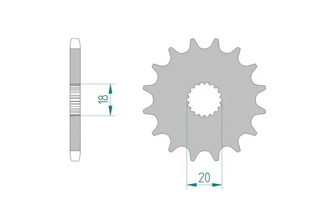AFAM Framdrev 428 13T 