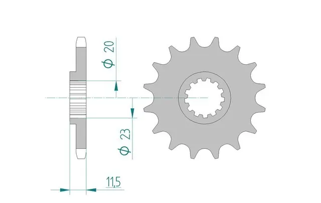 AFAM Framdrev 428 15T 