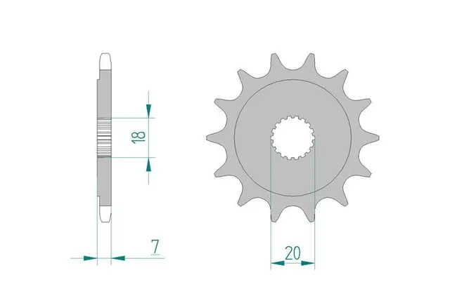 AFAM Framdrev 520 12T 