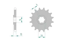 AFAM Framdrev 428 13T