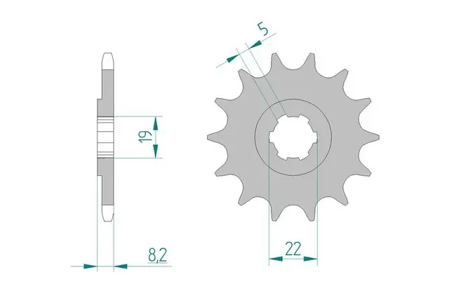 AFAM Framdrev 520 13T 
