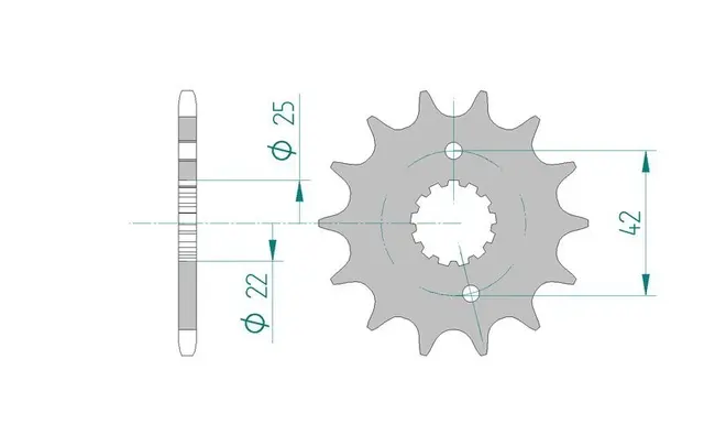 AFAM Framdrev 520 14T 
