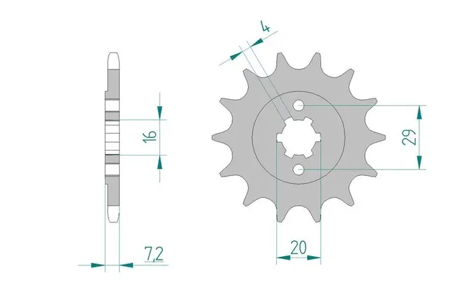 AFAM Framdrev 520 13T 