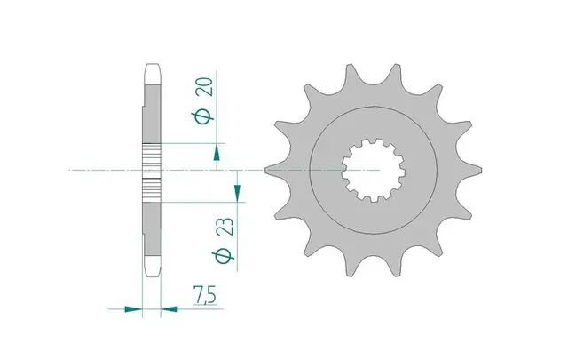 AFAM Framdrev 520 13T 