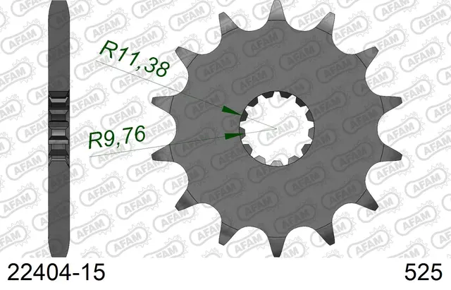 AFAM Framdrev 525 15T 
