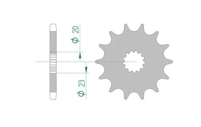 AFAM Framdrev 525 15T 