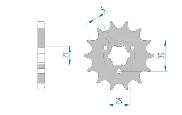 AFAM Framdrev 530 14T 