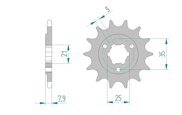 AFAM Framdrev 520 15T 