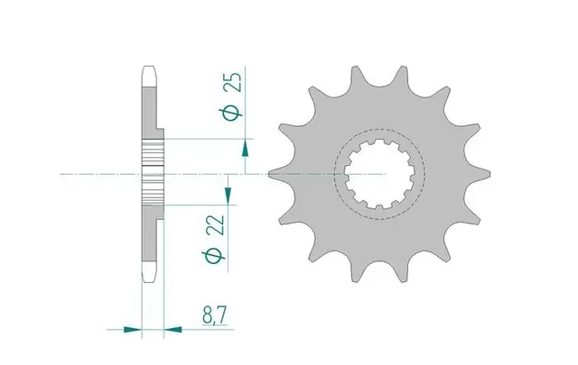 AFAM Framdrev 520 15T 