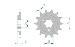 AFAM Framdrev 520 15T