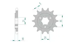 AFAM Framdrev 525 14T