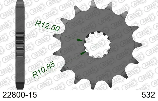 AFAM Framdrev 532 15T 