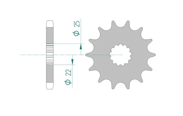 AFAM Framdrev 532 15T 