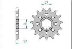 AFAM Framdrev 525 16T