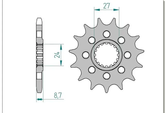 AFAM Framdrev 525 16T 
