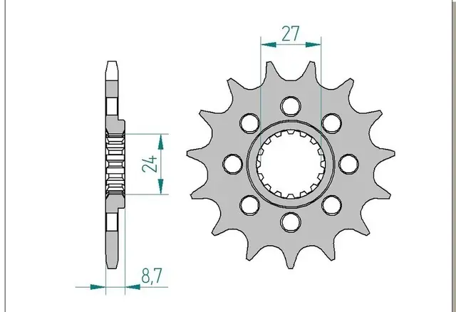 AFAM Framdrev 520 17T 