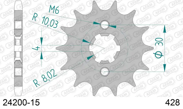 AFAM Framdrev 428 15T 