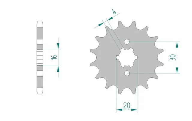 AFAM Framdrev 428 13T 