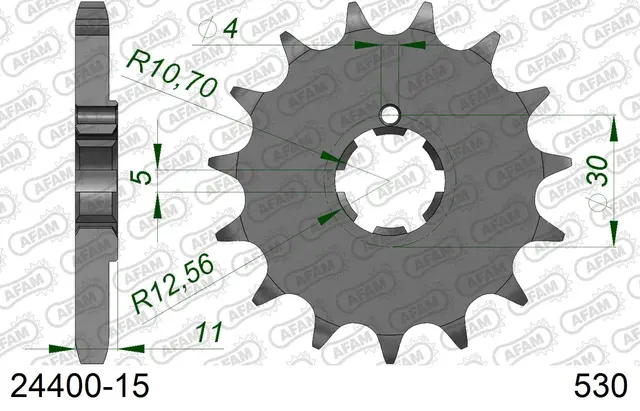 AFAM Framdrev 530 15T 