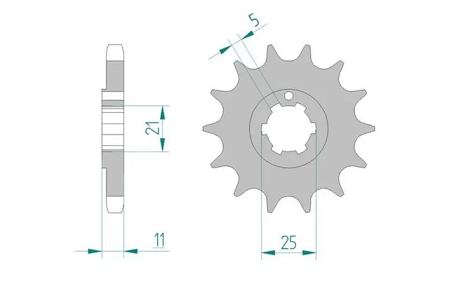 AFAM Framdrev 530 14T 