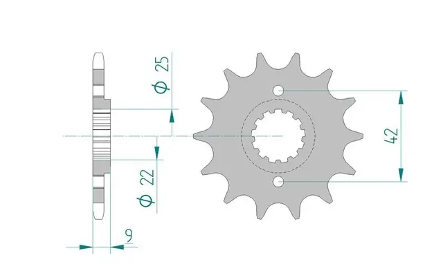 AFAM Framdrev 520 13T 