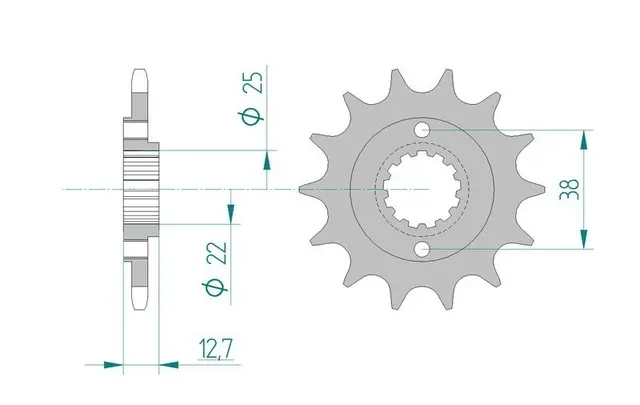 AFAM Framdrev 520 13T 