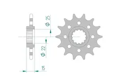 AFAM Framdrev 520 15T