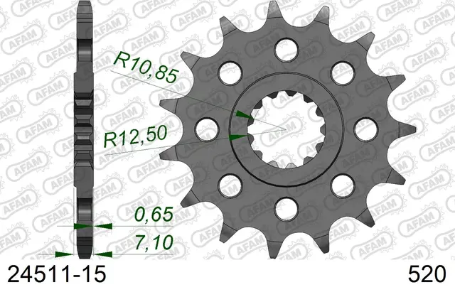 AFAM Framdrev 520 15T 