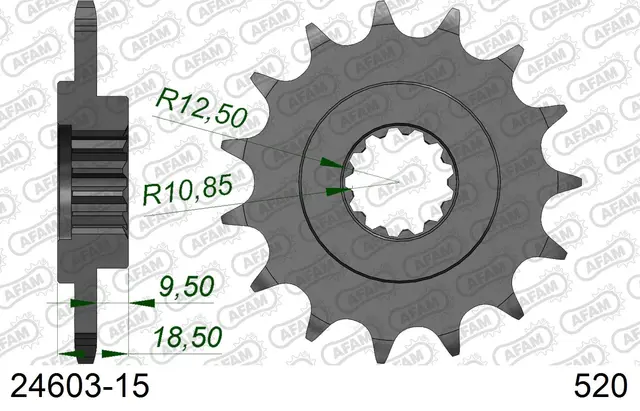 AFAM Framdrev 520 15T 