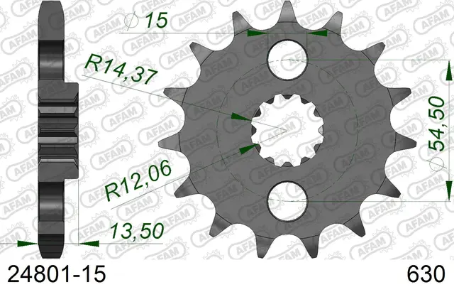 AFAM Framdrev 630 15T 