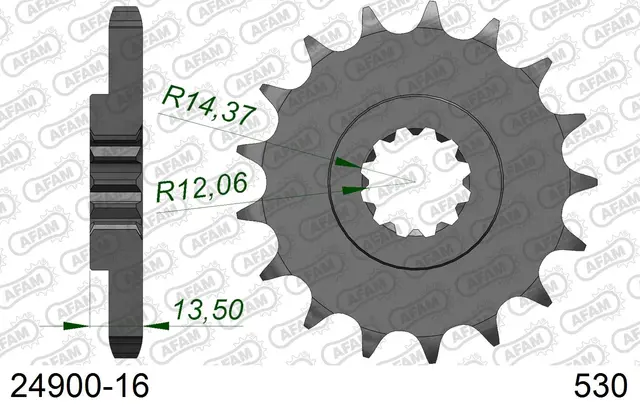 AFAM Framdrev 530 16T 