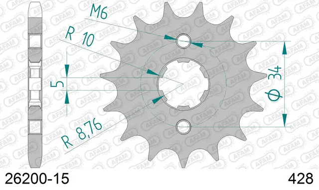 AFAM Framdrev 428 15T 