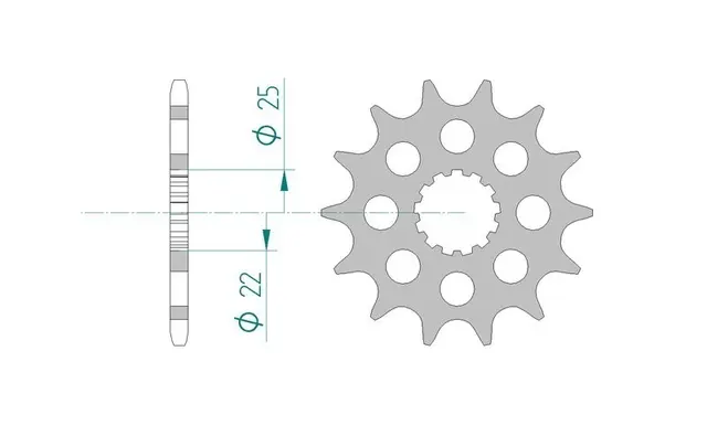 AFAM Framdrev 520 13T 