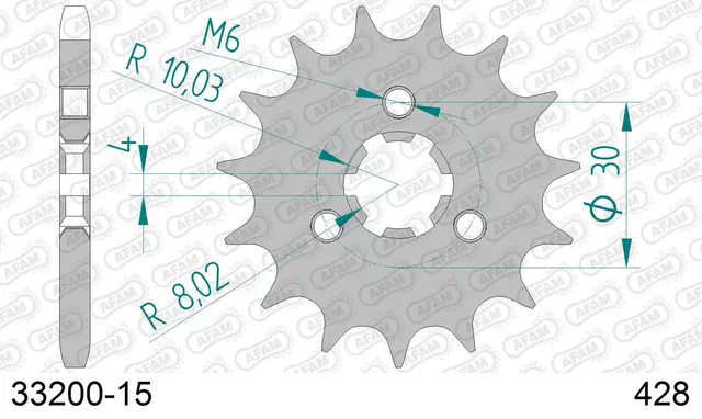 AFAM Framdrev 428 15T 