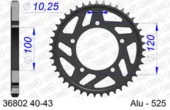 AFAM Bakdrev, Alu #525 - Aprilia, 40T RSV1000, 1200 Dorsoduro+