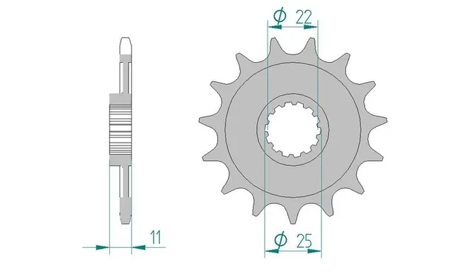 AFAM Framdrev 520 13T 
