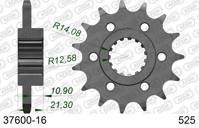 AFAM Framdrev 525 16T 