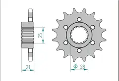 AFAM Framdrev 525 15T
