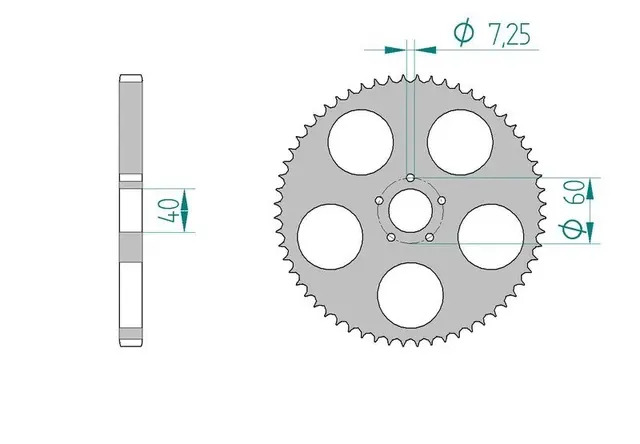 Bakdrev, Aluminium #428 BETA 80 REV 
