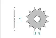 AFAM Framdrev 520 10T