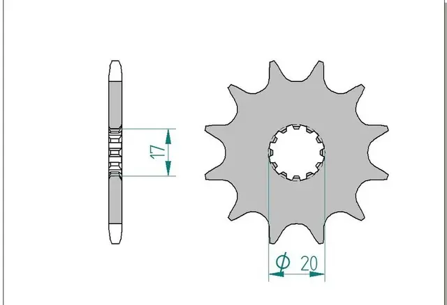 AFAM Framdrev 520 10T 