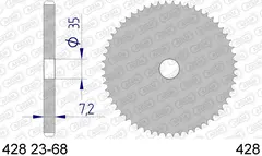Bakdrev, Aluminium #428