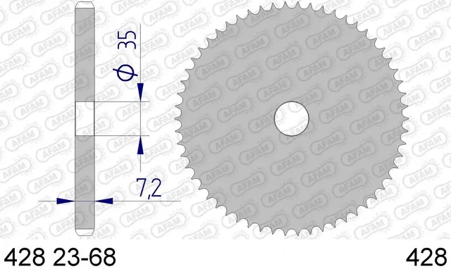Bakdrev, Aluminium #428 