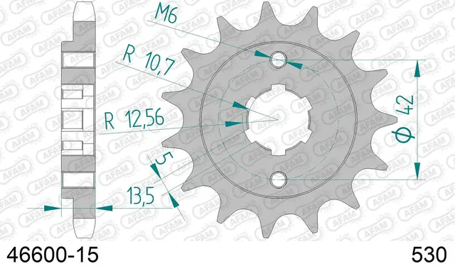 AFAM Framdrev 530 15T 