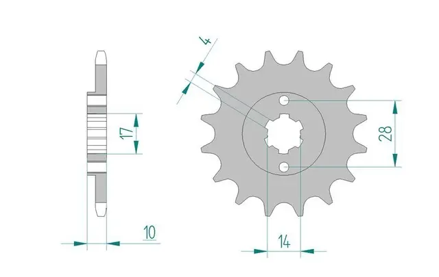 AFAM Framdrev 420 13T 